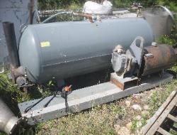 portable heated Vac tank unit with Honda and pump