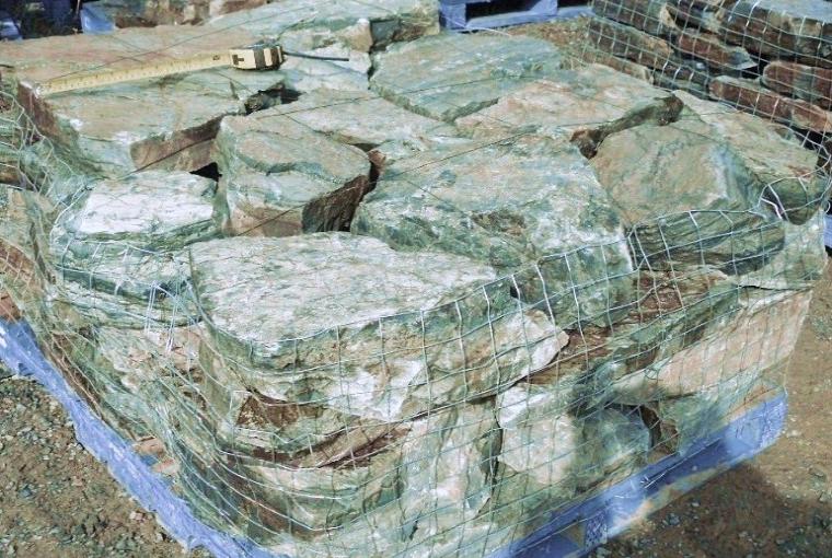 Palletized Fisher-Peak Shamrock Pondrock 