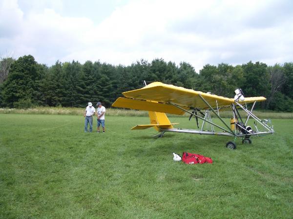 tug is used to tow hang gliders