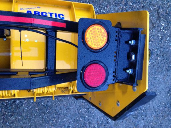 clearance light kit installed on Arctic Plow