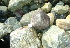 Colorfull 6-16 inch rounds of Koocanusa River Rock